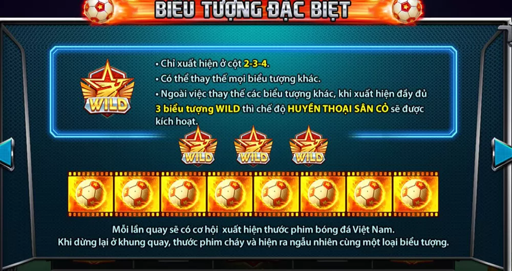 Các biểu tượng trong Huyền thoại sân cỏ K8cc